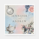 Search for alice in wonderland napkins White rabbit