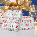 Search for bright red wrapping paper Green
