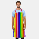 Search for vertical stripes aprons Colourful