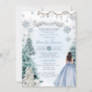 Search for snowflake quinceanera invitations Snowflakes