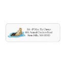 Search for otters return address labels Animal