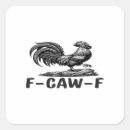 Search for wordplay stickers F caw f