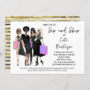 Search for boutique opening invitations Sip and shop