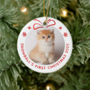 Search for kitty christmas tree decorations Cat