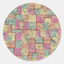 Search for lithographs round stickers Map