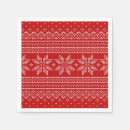 Search for red and white christmas napkins Traditional