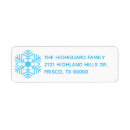 Search for sky blue return address labels Stylish