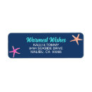 Search for starfish christmas return address labels Ocean