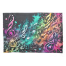 Search for musical notes pillowcases Modern