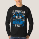 Search for electrician wife tshirts Lineman's