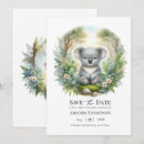 Search for baby shower save the dates Woodland animals