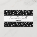 Search for white note business cards Music teacher
