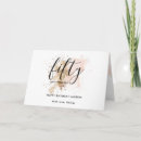 Search for 50th birthday cards Feminine