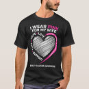 Search for breast cancer mens tshirts Husband