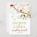 Search for red bird wedding invitations Vintage