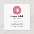 Search for human resources business cards Marketing