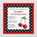 Search for black cherry square invitations Cherries