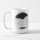 Search for black clouds mugs Illustration