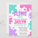 Search for slime invitations Pink