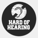 Search for hard of hearing stickers Awareness