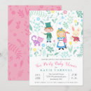 Search for tea baby shower invitations Alice in wonderland