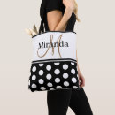 Search for black and white polka dot bags Chic