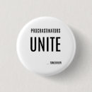 Search for procrastination round badges Funny