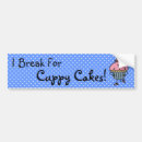 Search for cake bumper stickers Cute