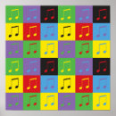Search for music note posters Colourful
