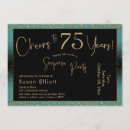 Search for teal gold birthday invitations Party