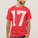 Search for number 17 tshirts Anniversary