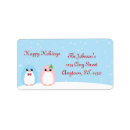 Search for pink penguin return address labels Winter