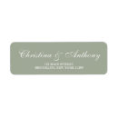 Search for monogrammed wedding return address labels Bride