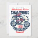 Search for motorbike invitations Retro