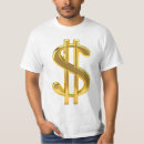 Search for dollar sign tshirts Golden