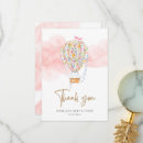 Search for hot air balloon thank you cards Girl