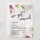 Search for colourful wedding reception invitations Floral