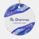 Search for gemstone christmas tree decorations Blue