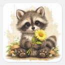 Search for raccoon stickers Forest animal