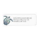 Search for turtle return address labels Modern