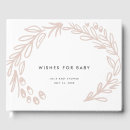 Search for wishes for baby guest books Pink