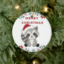Search for raccoon christmas tree decorations Children