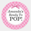 Search for pink chevron baby shower stickers Zig zag