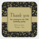 Search for 75th birthday stickers Over the hill