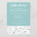Search for coffee birthday invitations Cafe