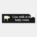 Search for milk bumper stickers Vegan
