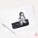 Search for square corner stickers Black and white