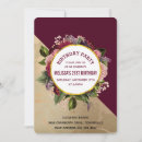 Search for red floral pattern invitations Modern