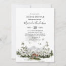Search for adventure begins bridal shower invitations Modern elegant