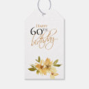 Search for 60th birthday gift tags Elegant